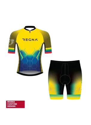 Men’s Pro Athlete Cycling Set – Jersey & Shorts | Full Custom Design