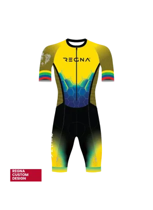 Men's Pro Athlete Trisuit 2/3 Zip - Full Custom Design