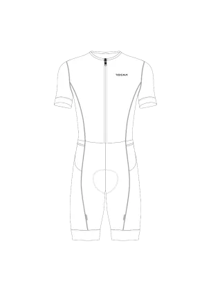 Men's Pro Athlete Trisuit Open Zip - Full Custom Design