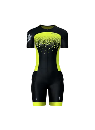 Women's Pro Athlete Trisuit Open Zip - RBY