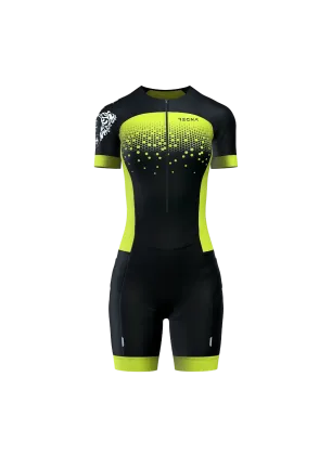 Women's Pro Athlete Trisuit 2/3 Zip - RBY