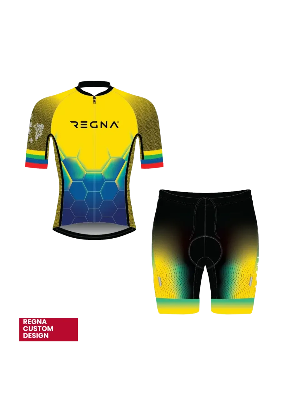 Men’s Pro Athlete Cycling Set – Jersey & Shorts | Full Custom Design