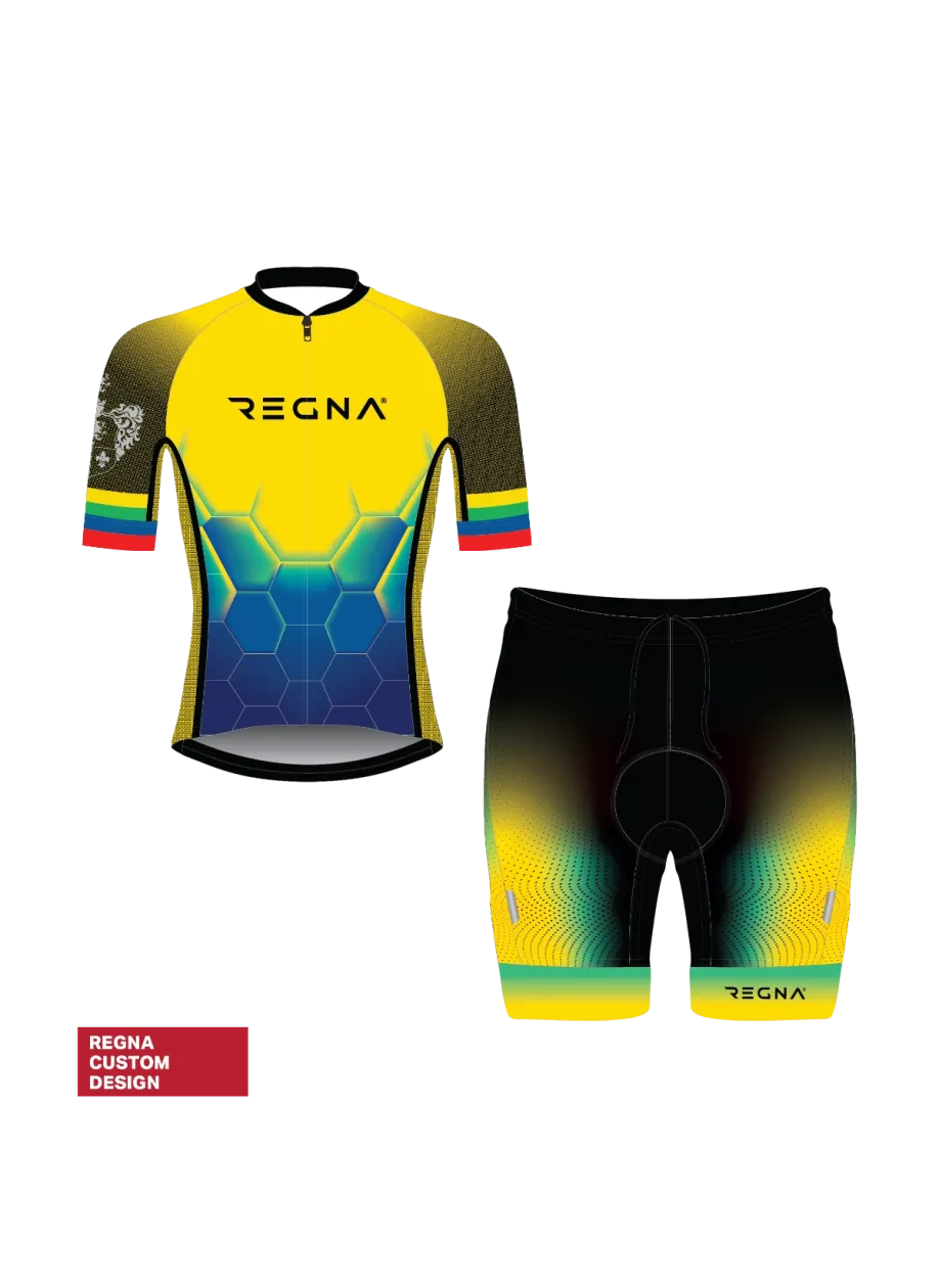 Men’s Pro Athlete Cycling Set – Jersey & Shorts | Full Custom Design