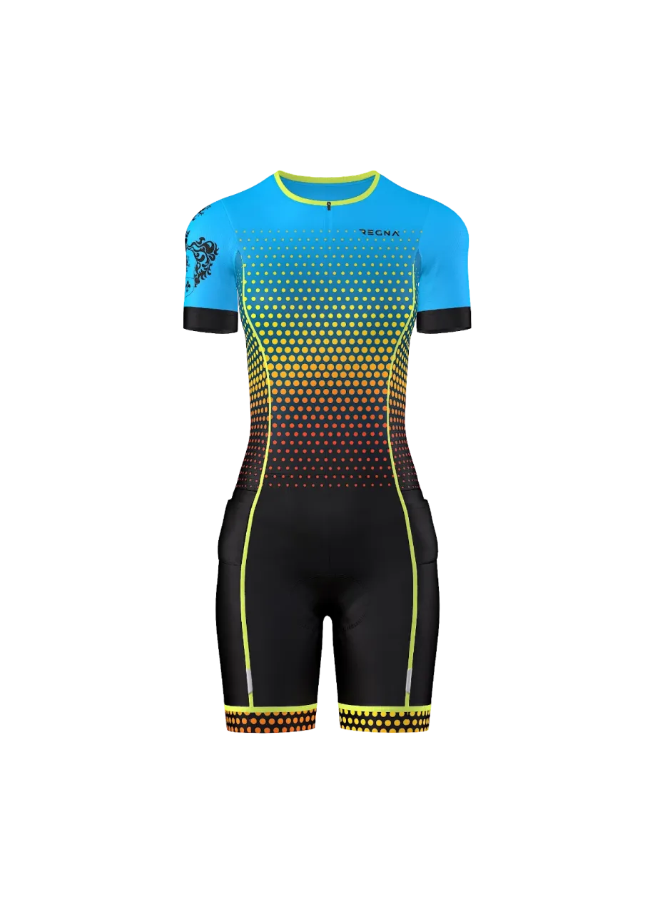 Women's Pro Athlete Trisuit Open Zip - RBD