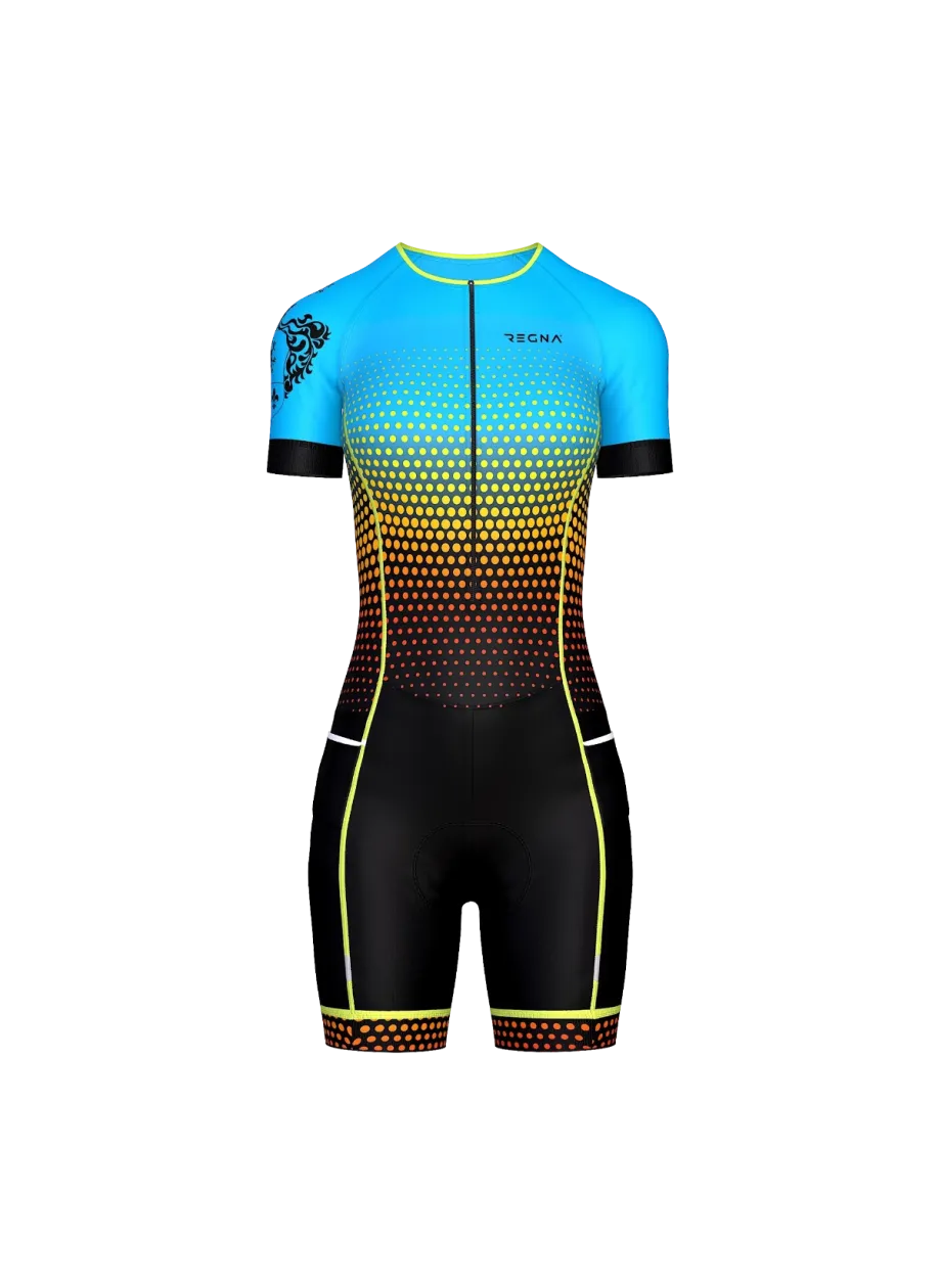 Women's Pro Athlete Trisuit 2/3 Zip - RBD