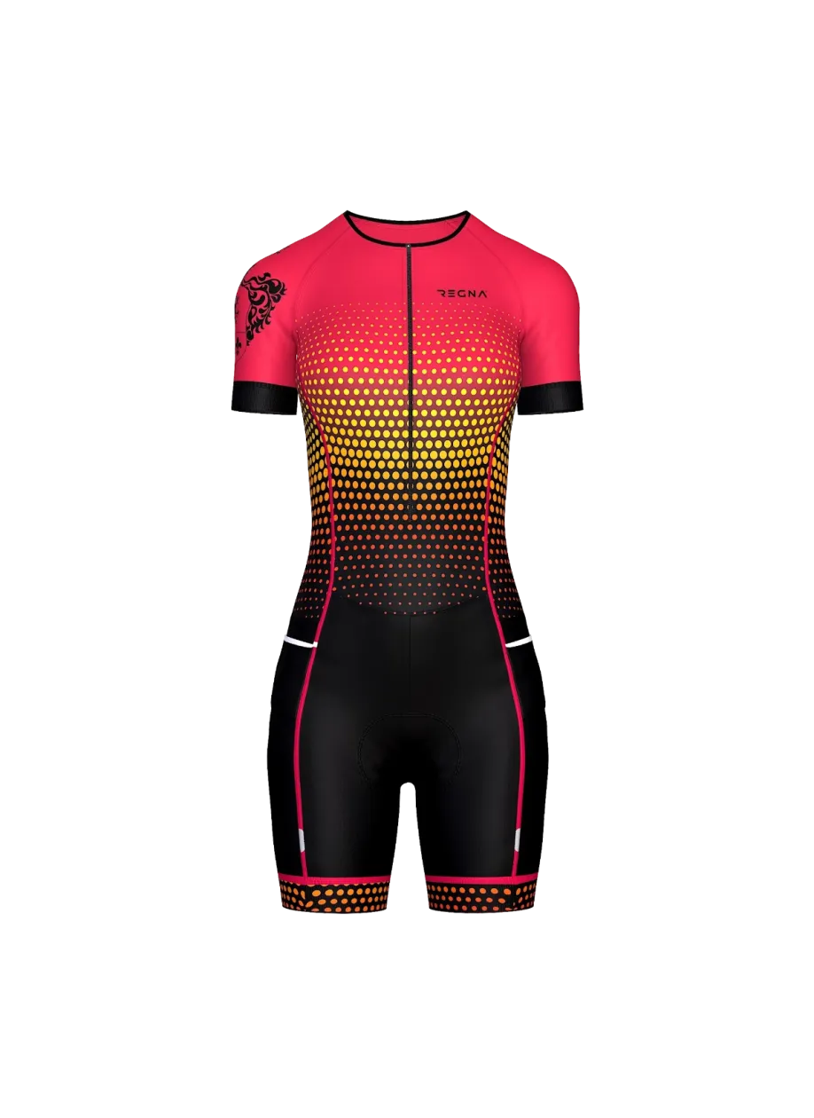 Women's Pro Athlete Trisuit 2/3 Zip - RRD