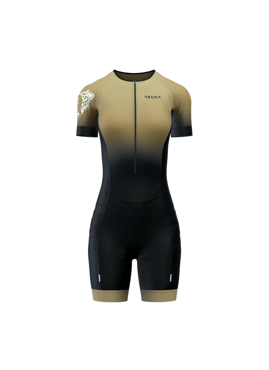 Women's Pro Athlete Trisuit 2/3 Zip - RBE